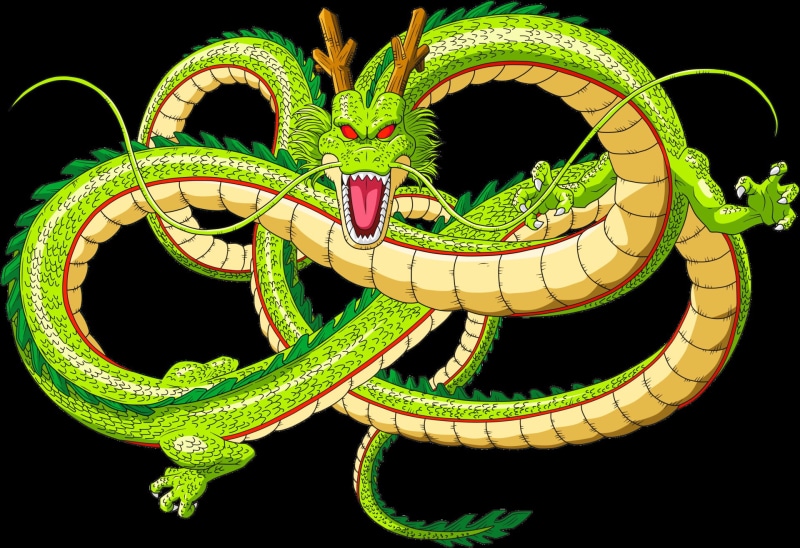 1080P, indoors, black background, yellow, green color, festival, no people, art and craft, Dragon Ball, pattern, dragon, creativity, chinese dragon, Shenron (Dragon Ball)