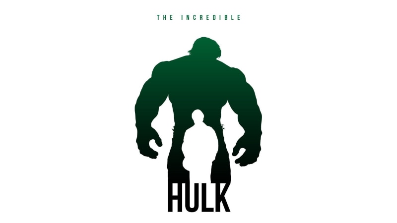 minimalism, cut out, full length, The Avengers, standing, men, western script, indoors, copy space, text, Hulk, sign, rear view, representation, one person