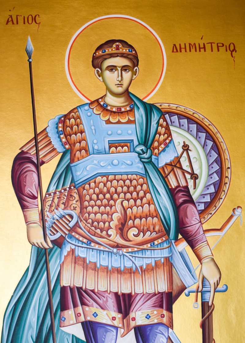 christianity, representation, non-western script, iconography, belief, script, byzantine style, front view, human representation, cyprus, orthodox, ayios andreas church