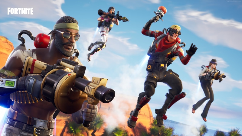 4K, 4K, screenshot, Fortnite