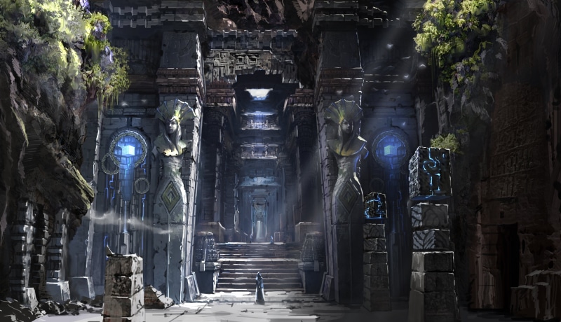 old ruin, building, no people, game, day, building exterior, built structure, ancient civilization, ruined, spirituality, belief, architecture, architectural column