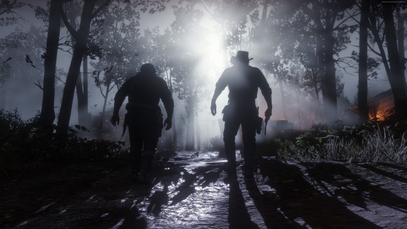 4K, 4K, screenshot, Red Dead Redemption 2