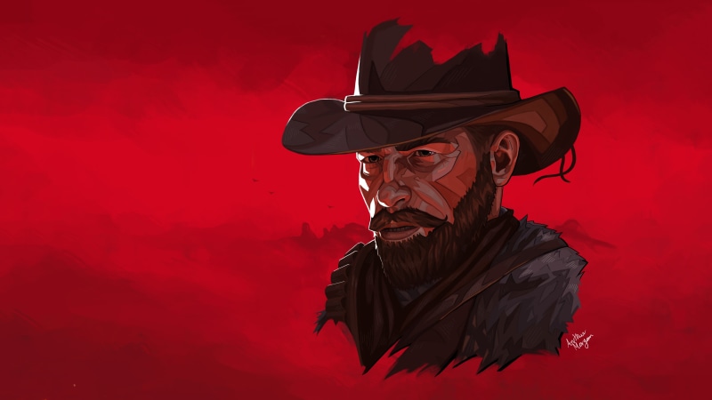 Red Dead, 4K, Red Dead Redemption 2, Arthur Morgan