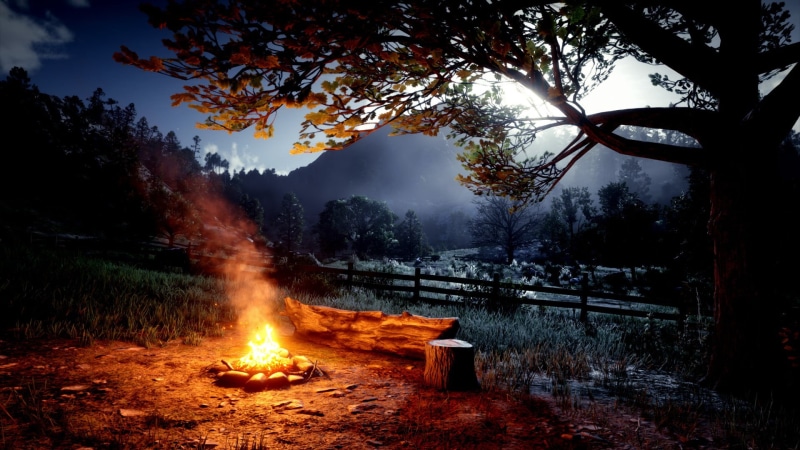 nature, 1080P, fire, Red Dead Redemption 2