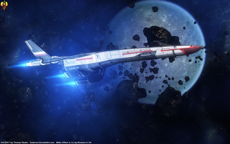 4K, mode of transportation, nature, Mass Effect, Mass Effect: Andromeda, nautical vessel, astronomy, no people, outdoors, Tempest, sea, sport, adventure