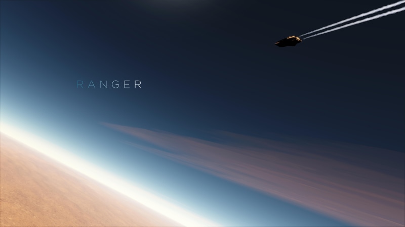 space, Ranger, technology, blue, text, still, indoors, sky, wireless technology, copy space, no people, 8K, western script, light - natural phenomenon