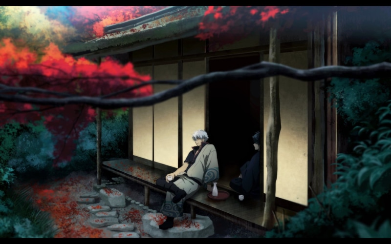 plant, auto post production filter, tree, still, day, real people, men, one person, anime boys, adult, outdoors, nature, Gintama, side view, young adult
