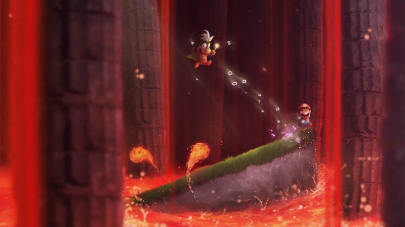 illustration, digital art, adult, mario, Super Mario Bros., full length, clothing, architecture, video games, people, motion, super, smoke - physical structure