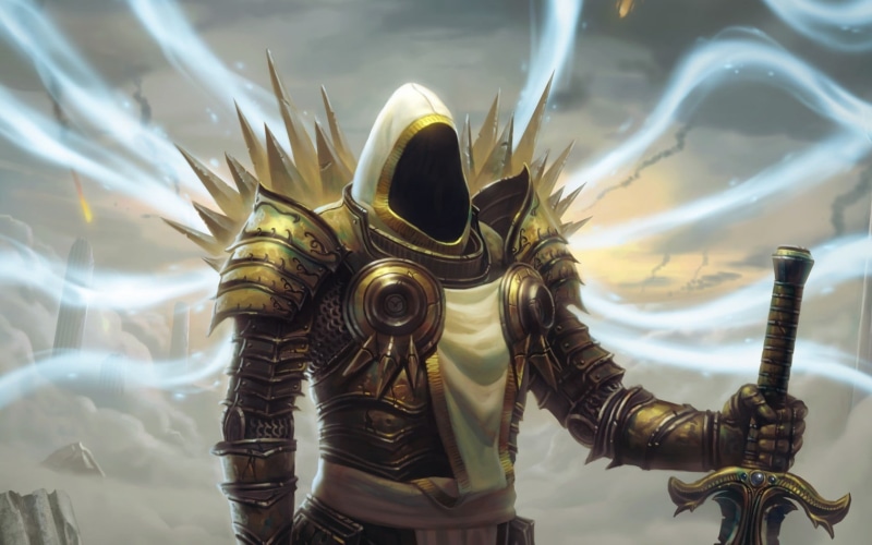 space, representation, toy, war, backgrounds, military, 720P, diablo 3, focus on foreground, technology, judgment Day - Apocalypse, power, knight, illustration