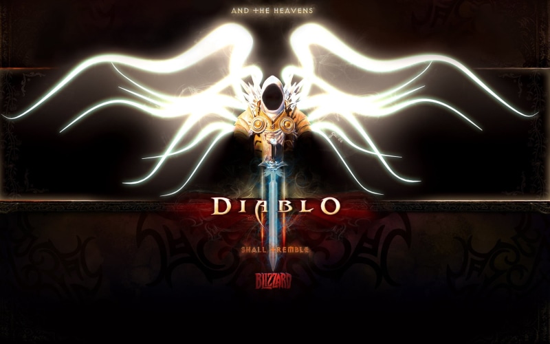 light painting, angel, tyrael, glowing, text, communication, archangel, backgrounds, symbol, diablo 3, hood, 1080P, long exposure, creativity, technology