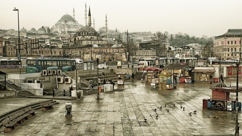 religion, mosque, 1080P, day, incidental people, house, spirituality, overcast, transportation, nature, belief, Istanbul, architecture, built structure