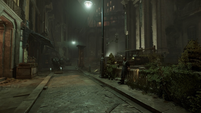 Dishonored, the city, Dunwall, city, the game, 2K, Danuoll, street, lights