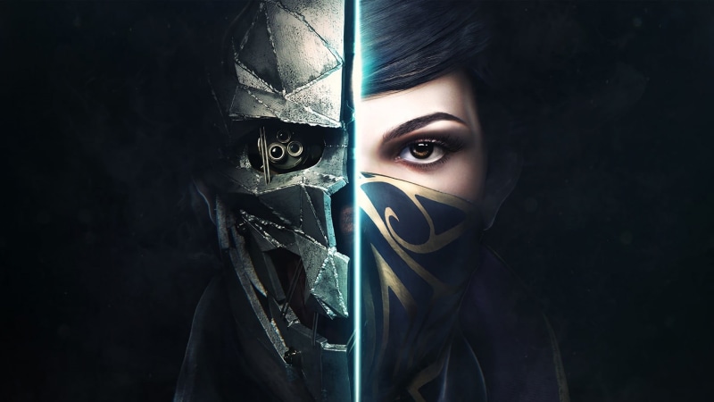 young women, adult, one person, dishonored 2, 1080P, young adult, dark, black background, beautiful woman, women, cyborg, body part, disguise, real people