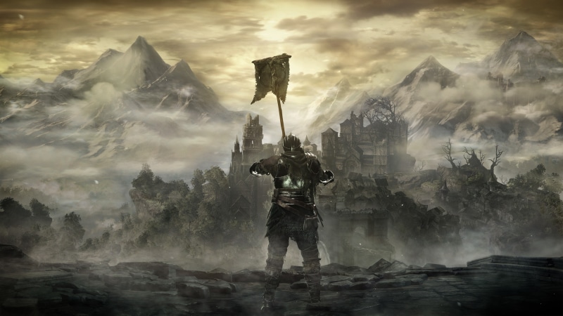 Magic, 4K, Dark, Knights, landscape, Dark Souls, Midevil, Gothic, Dark Souls III