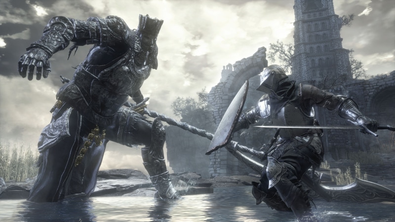 Dark Souls, Midevil, Dark Souls III, Dark, 4K, Knights, landscape, Magic, Gothic