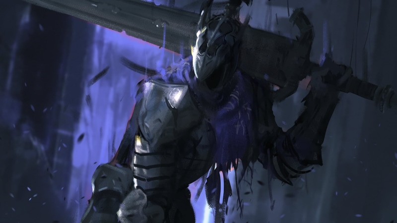 Artorias, Dark Souls, artwork, digital art, video game art, sword, 1080P, video games, Artorias the Abysswalker