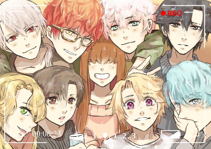 (mystic, fana, protagonist, mystic, zen, messenger, 4K, jaehee, kang, han, qiseki, 707, rika, yoosung, messenger), unknown, jumin