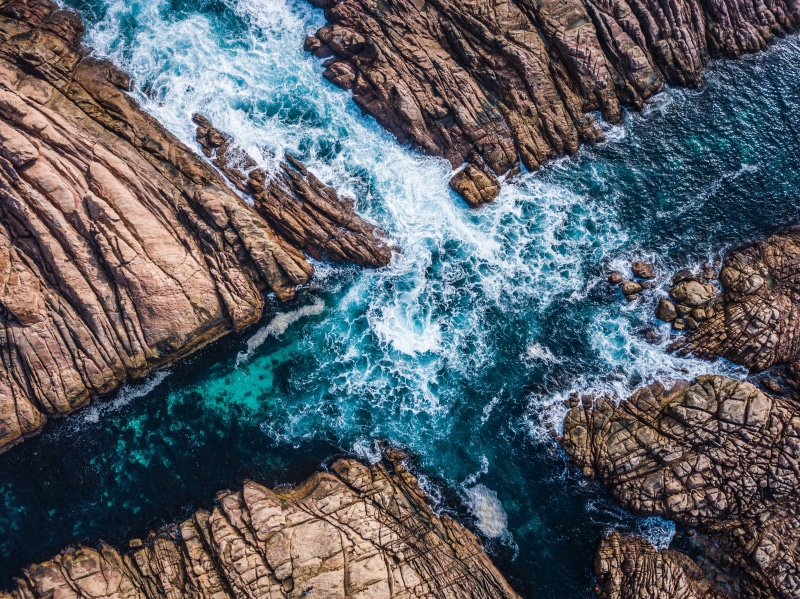 Canal Rocks, Coastline, Australia, 4K, 4K, Ocean, Aerial view