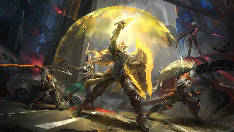 leisure activity, celebration, nature, Leona (League Of Legends), group of people, League Of Legends, day, Fiora (League Of Legends), high angle view, incidental people