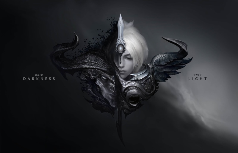 darkness, witch, Yasuo (League Of Legends), females, studio shot, women, League Of Legends, hair, motion, flying, light, one person, costume, beauty in nature