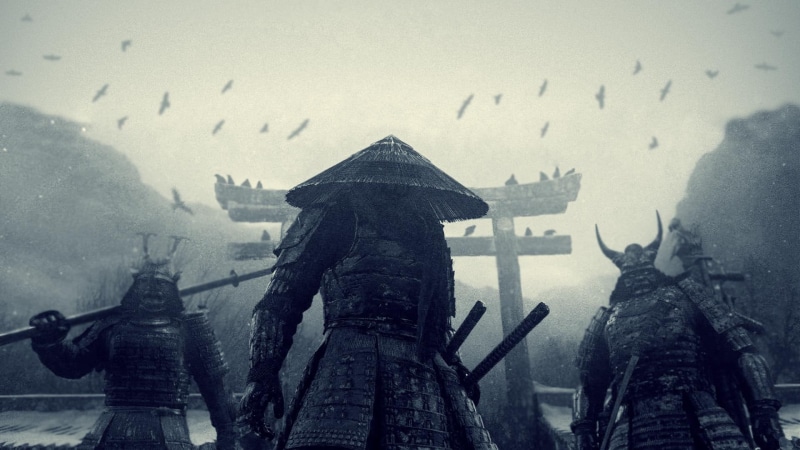 3d and abstract, movie, samurai, punch, sucker, 1080P, three, warriors, picture, warrior, girl