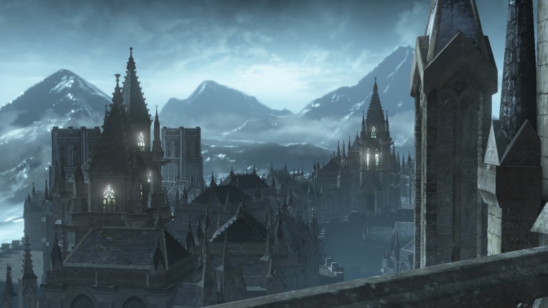 Dark Souls, dark fantasy, Irithyll of the Boreal Valley, video games, 1080P, Dark Souls III, church, dark souls 3, Pontiff Sulyvahn, bonfire