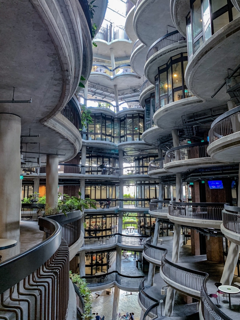 window, modern, connection, white, education, railing, no people, architectural feature, city, handrail, singapore, shotoniphone, 4K, shopping mall, building