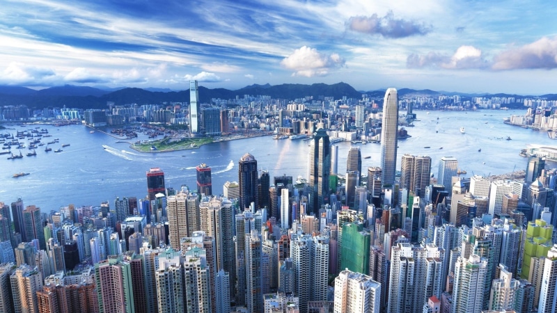 Hong Kong, kong, anime, 2K, hong, x, px, Cityscape, building, 2560x1440 px, hd, art, digimon