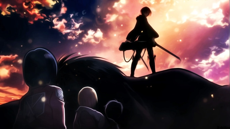 art, cars, girls, hd, 1366x768 px, kyojin, Shingeki No Kyojin, 720P, x, px, shingeki