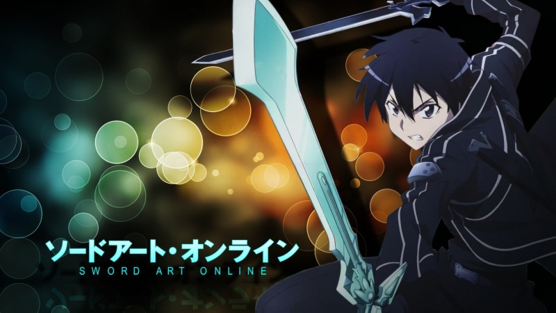 sword art online, art, swords, online, bokeh, 1080P, anime, kirigaya kazuto, sword, kazuto, kirigaya