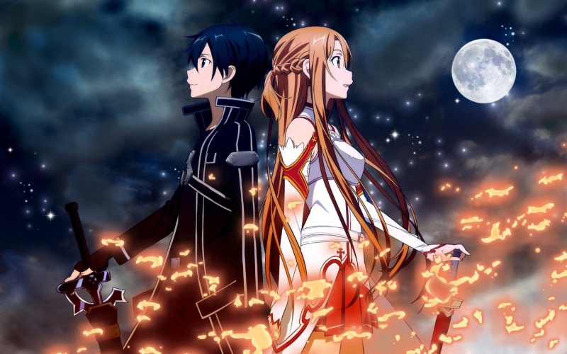 Yuuki Asuna, Kirigaya Kazuto, 720P, Sword Art Online