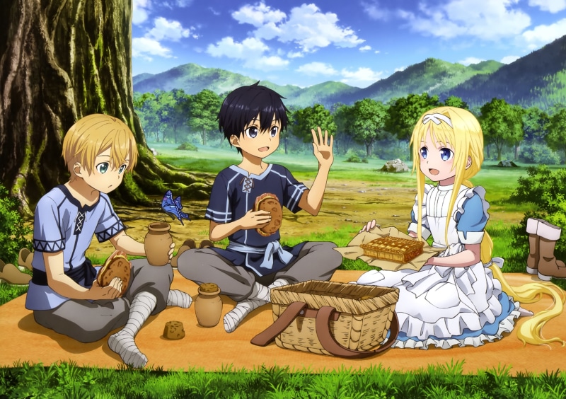 Kazuto Kirigaya, Alice Zuberg, Sword Art Online, Kirito (Sword Art Online), Eugeo (Sword Art Online), Sword Art Online: Alicization, 2K