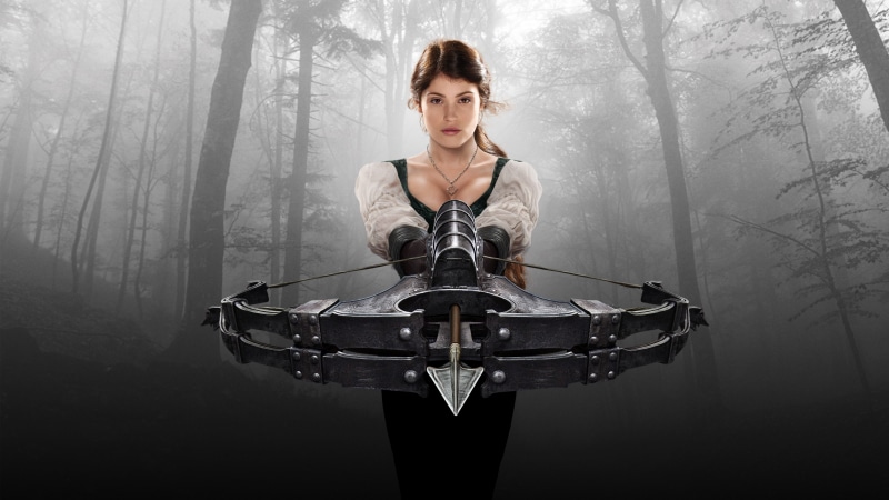 beautiful woman, transportation, casual clothing, 4K, 8K, waist up, portrait, nature, one person, Hansel and Gretel: Witch Hunters, plant, young women