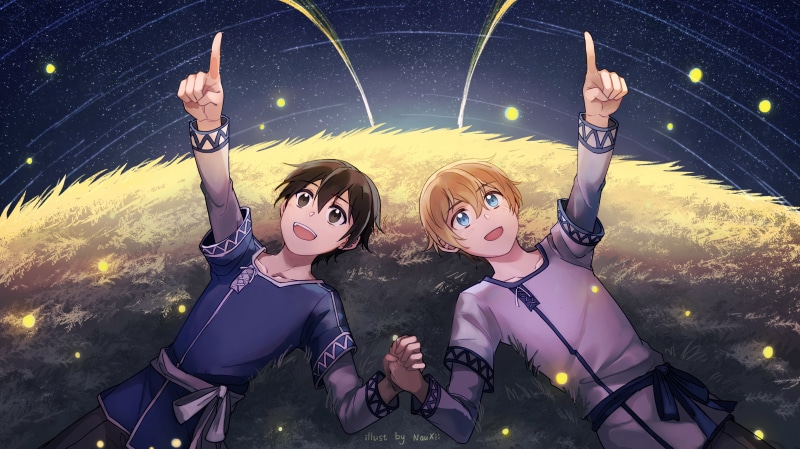 2K, Sword Art Online: Alicization, Sword Art Online, Kazuto Kirigaya, Eugeo (Sword Art Online), Kirito (Sword Art Online)