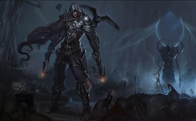 Malthael (Diablo III), Diablo, Diablo III: Reaper Of Souls, 4K, Demon Hunter (Diablo III)