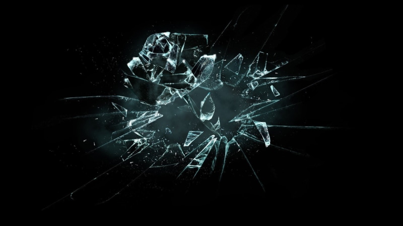 impact, indoors, aggression, no people, glass, demolished, destruction, studio shot, dark, fragility, glass - material, shattered glass, breaking, damaged