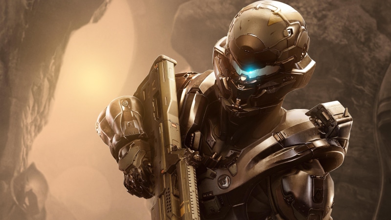 xbox games, sports helmet, 4k, ps games, government, one person, crash helmet, uniform, 5K, waist up, halo 5, military, suit of armor, transportation