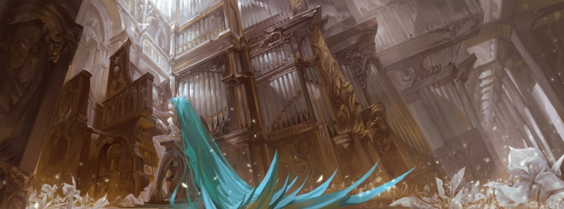 dualscreen, vocaloid, long, eyes, miku, hatsune, alcd, building, instrument, 1080P, piano, aqua, hair