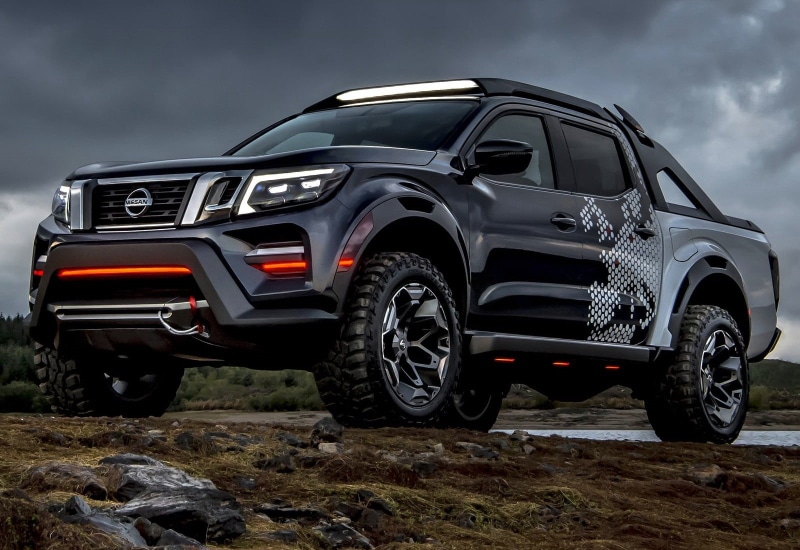 environment, nature, transportation, outdoors, nissan, cloud - sky, land, motor vehicle, mode of transportation, day, navara, misfortune, stationary, travel