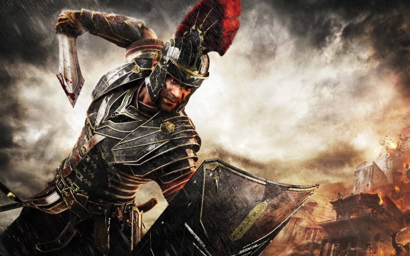 microsoft game studios, fantasy, evil, low angle view, sport, smoke - Physical Structure, cloud - sky, helmet, body Armor, nature, wearing, weapon, war