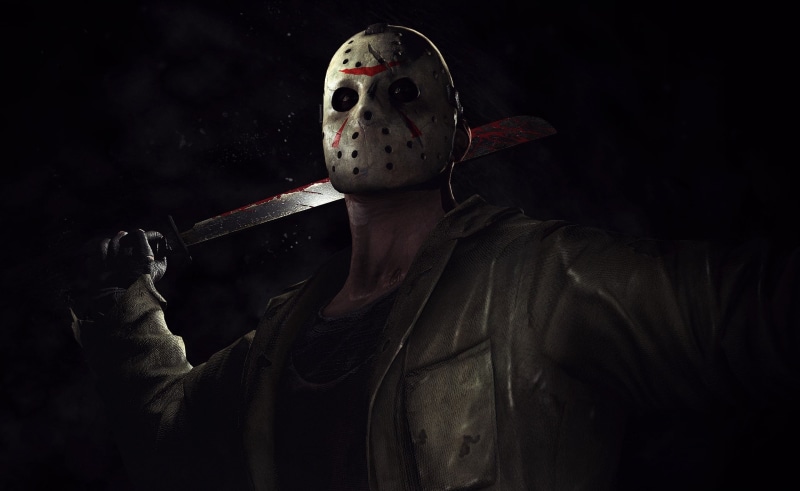 communication, unrecognizable person, JasonVoorhees, mask, disguise, Mortal Kombat, holding, portrait, Games, one person, spooky, mortal, aggression