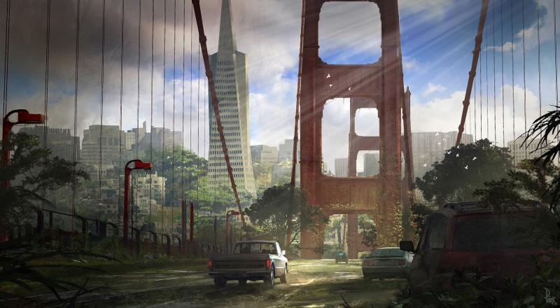 last, art, bridge, The Last of Us, Apocalypse, us, city, game, 1080P