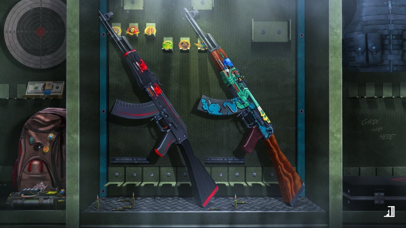 art, counterstrike, 2K, csgo, ak47
