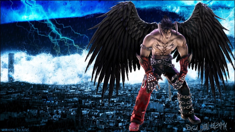 jin, hd, 1080P, art, games, Tekken, x, video, Devil Jin, devil