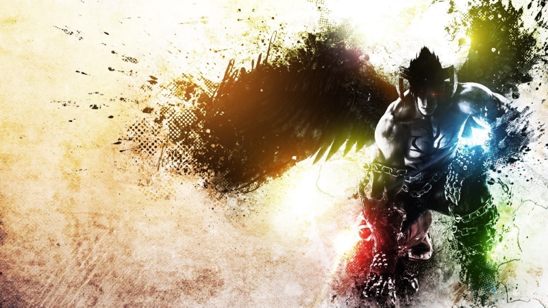 jin, hd, games, 1080P, x, video, art, Tekken, devil