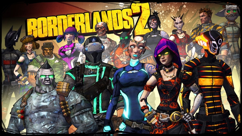 male likeness, creativity, men, women, 1080P, day, group of people, wall - building feature, multi colored, female likeness, people, Borderlands, real people