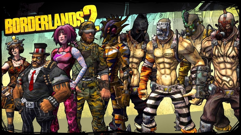 creativity, costume, video games, male likeness, representation, game, 1080P, outdoors, day, military, people, art and craft, government, Borderlands