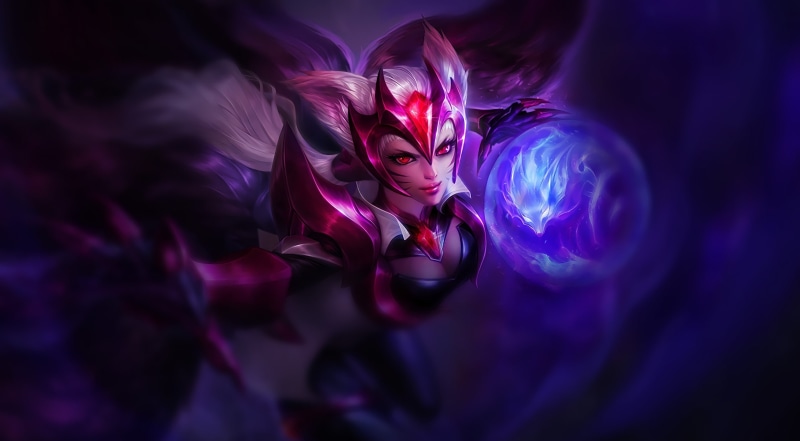 pink color, Ahri, Fanart, studio shot, 2K, selective focus, freshness, one person, legends, Other Games, night, nature, fragility, conceptart, beauty in nature