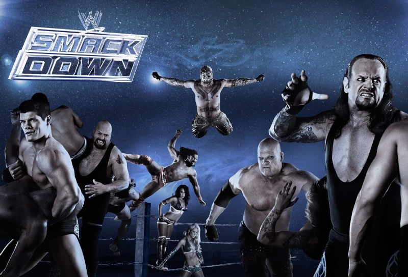 shirtless, digital composite, men, sculpture, group, smackdown, 720P, statue, emotion, WWE, indoors, people, digital, smack, art and craft
