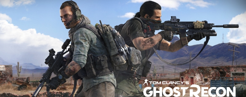 GhostRecon, aiming, tomclancy, nature, adult, waist up, young men, openworld, Elite, government, military, Ghost Recon, recon, people, Shooter, Games, keyart